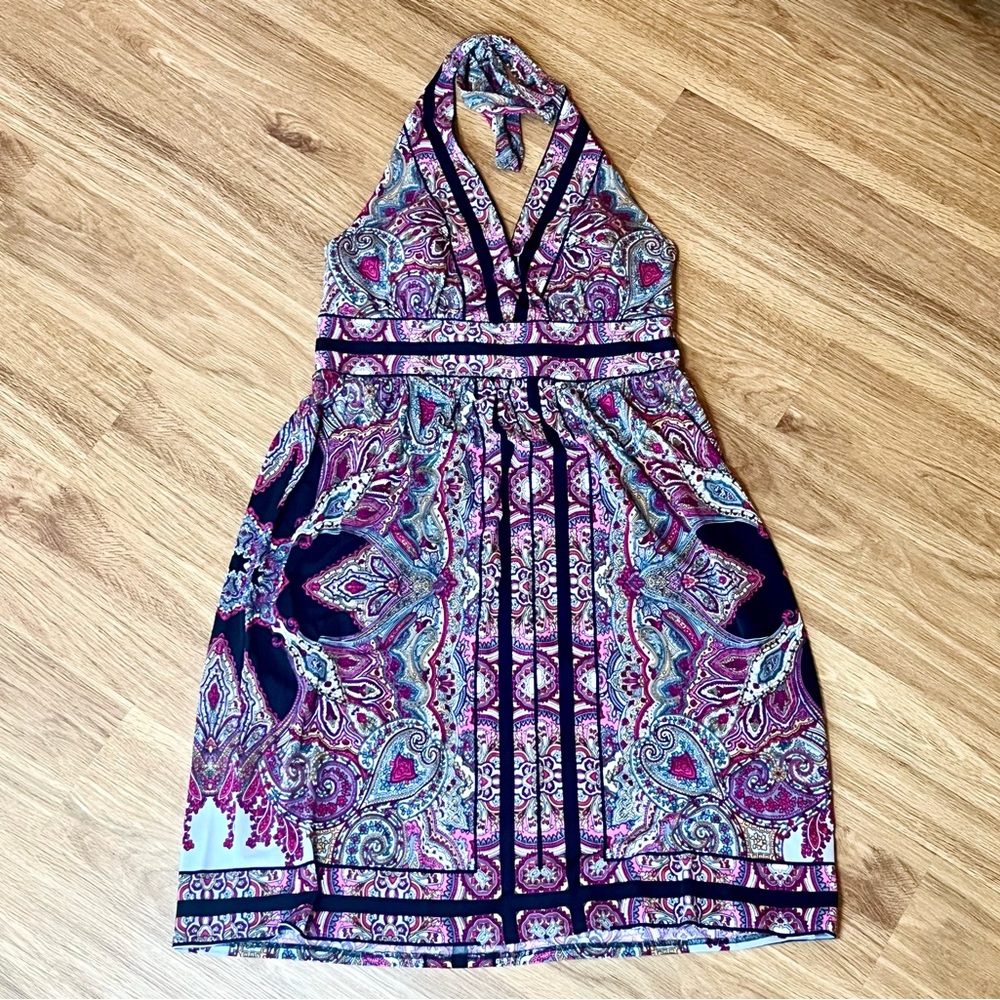 Paisley Halter Dress